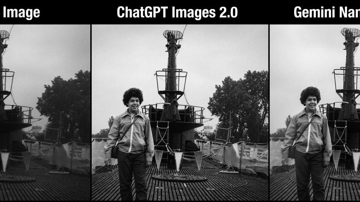 ChatGPT Images 2.0 与 Nano Banana 黑白老照片修复